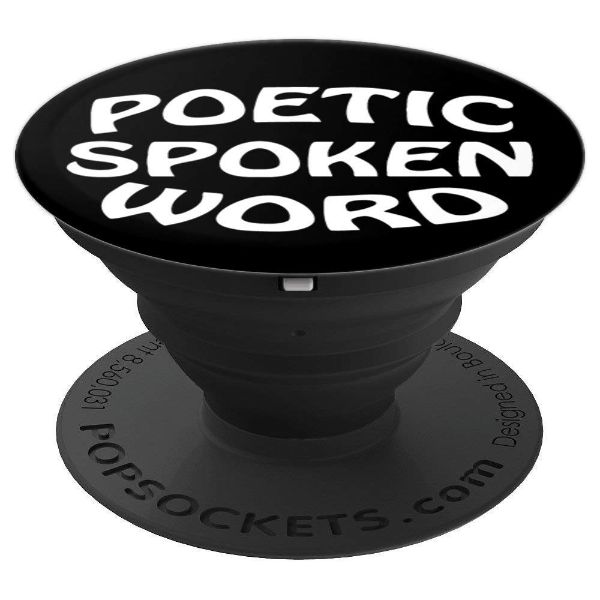 Poetic Spoken Word - Poetry - PopSockets Grip and Stand for Phones and Tablets 