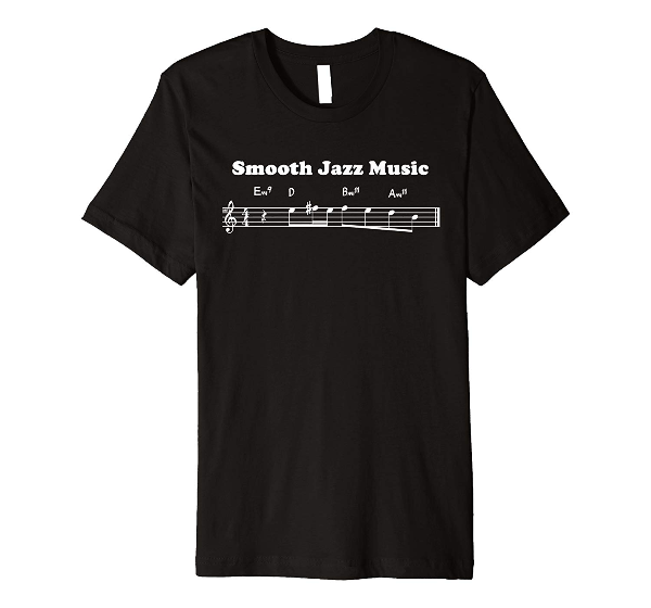 Smooth Jazz Music - Musical Notes T-Shirt 